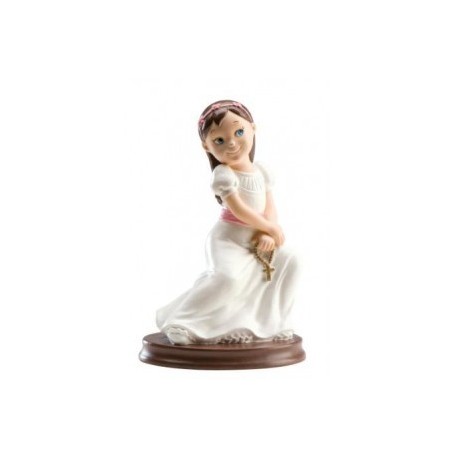 Figurine gateau de communion fille