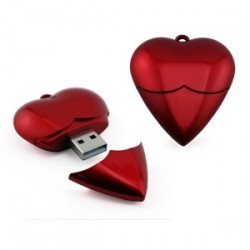 Coeur clé mémoire USB