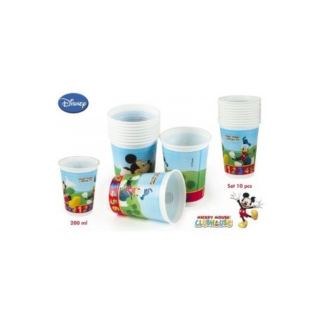 Pack de 10 gobelets Mickey 200ml