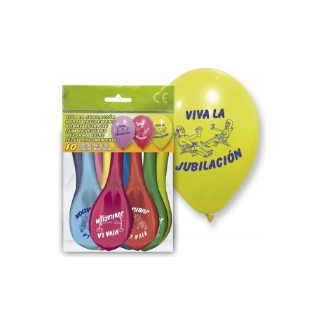 Septembre 10 Ballons "Viva La retraite"