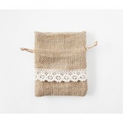 Pochette en jute