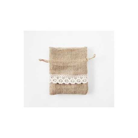 Pochette en jute