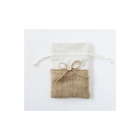 Pochette en jute