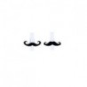 Pack avec 6 pinces en bois moustaches