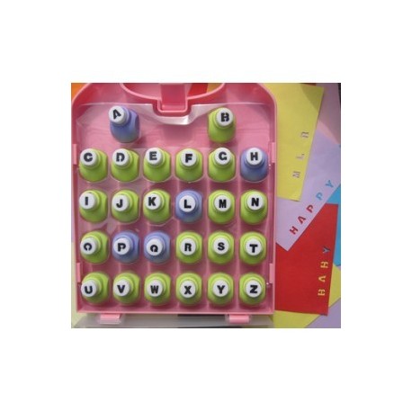 Perforatrices alphabet 26 pcs