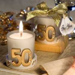 50e anniversaire de mariage de bougie