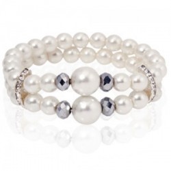 Bracelet Perle blanche