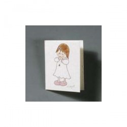 Lot 100 pcs. Carte fille priant