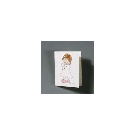 Lot 100 pcs. Carte fille priant