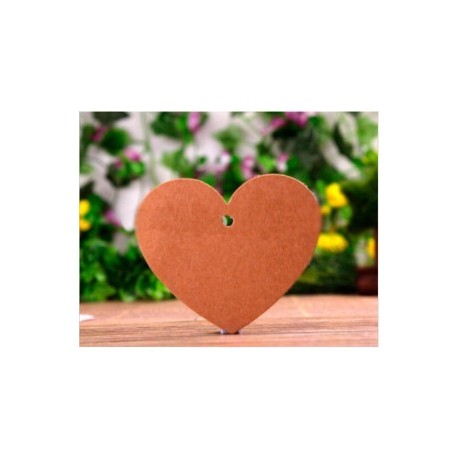 lot de 50 cartes coeur en Kraft