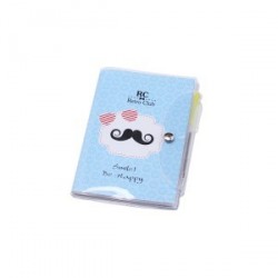 Notes Cahiers PVC "Moustache"